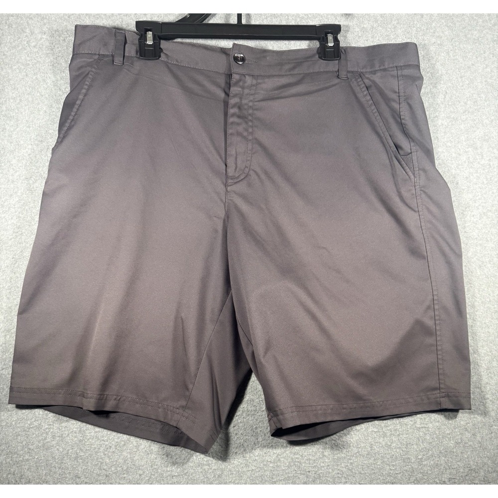 FILA Sport Golf Microfiber Flat Front Golf Shorts Gray Size 40 Pockets